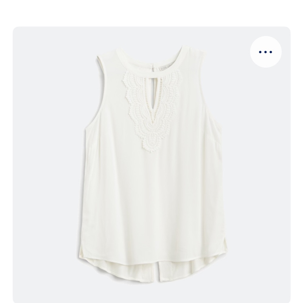 Elegant White Sleeveless Blouse